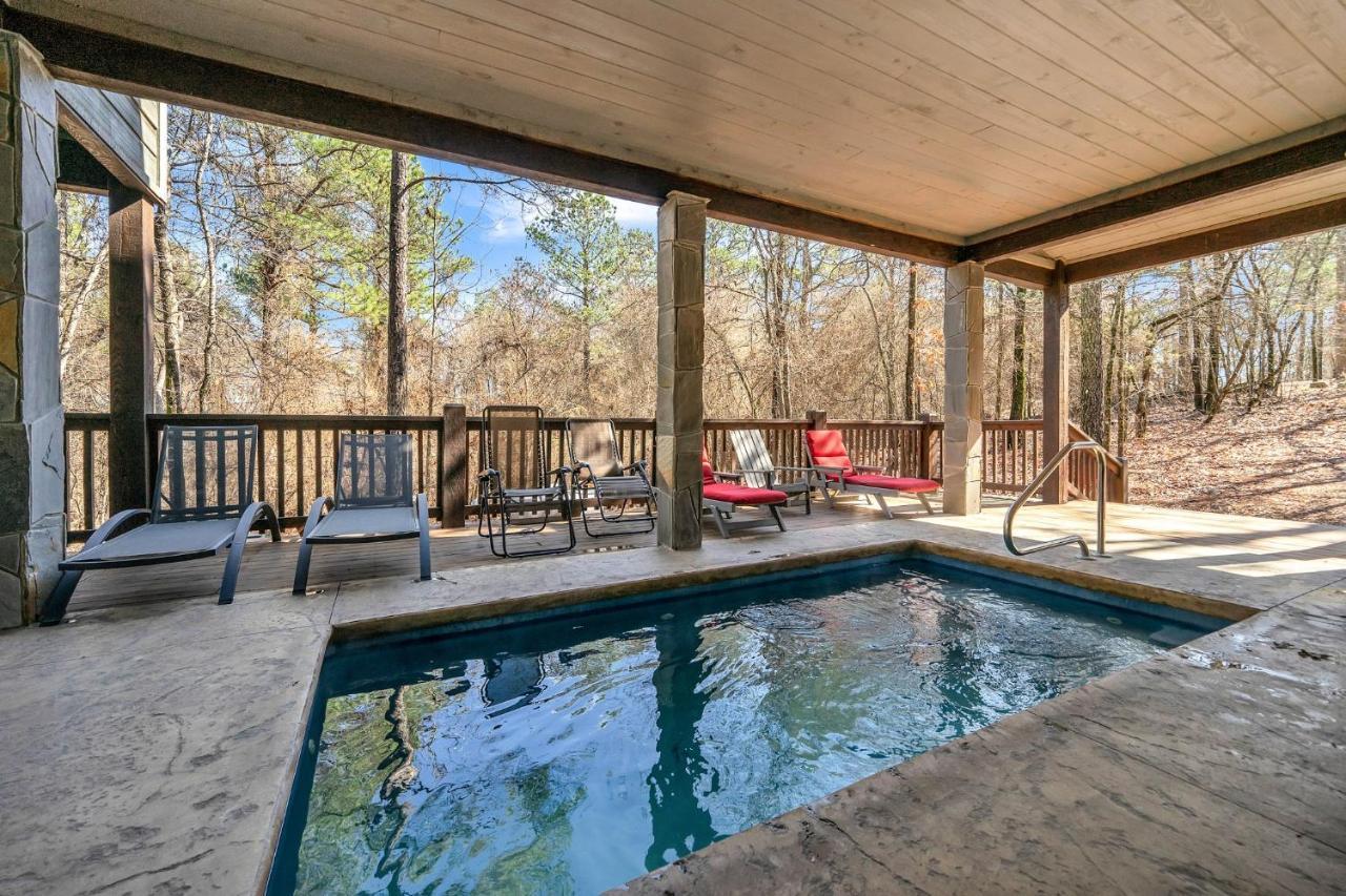 Merlot Mountain - Heated Spa Pool And Hot Tub! Cabin Broken Bow Extérieur photo
